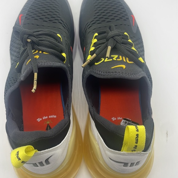 Men’s Nike AirMax 270 Yellow/Black/White DO5849-001 USED Size 13 - Picture 9 of 10